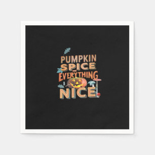 Guardanapo De Papel Pumpkin Spice E Tudo O Que É Boa Citação De Slogan
