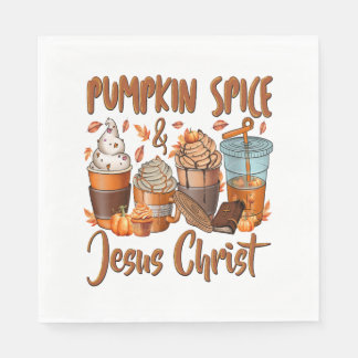 Guardanapo De Papel Pumpkin Spice Jesus Cristo