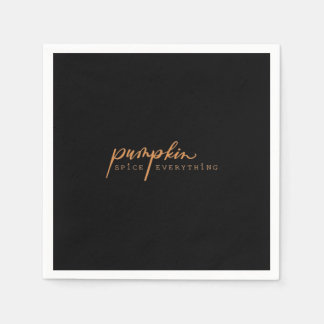 Guardanapo De Papel Pumpkin Spice Tudo Essencial Engraçado e Viral D