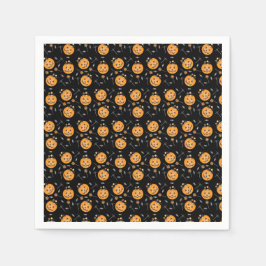 Guardanapo De Papel Pumpkin Trick Ou Treine Pail