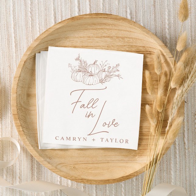 Guardanapo De Papel Pumpkin Wedding (Criador carregado)