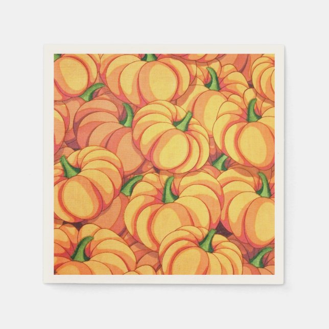 Guardanapo De Papel Pumpkins Paper Napkins (Frente)