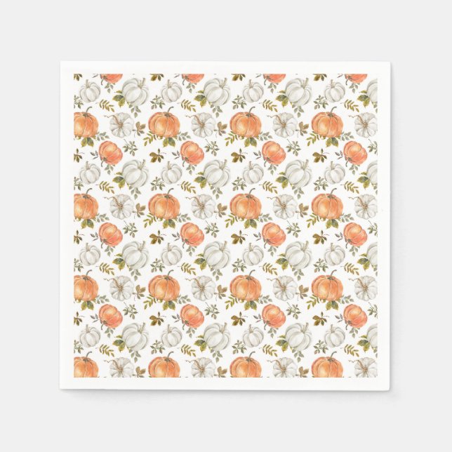 Guardanapo De Papel Pumpkins Russo de Cobra Aquática (Frente)