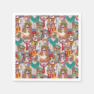 Guardanapo De Papel Puppy Fashion Puppy