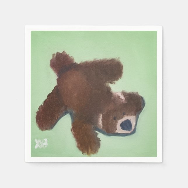 Guardanapo De Papel Puppy's Plush Toy (Frente)