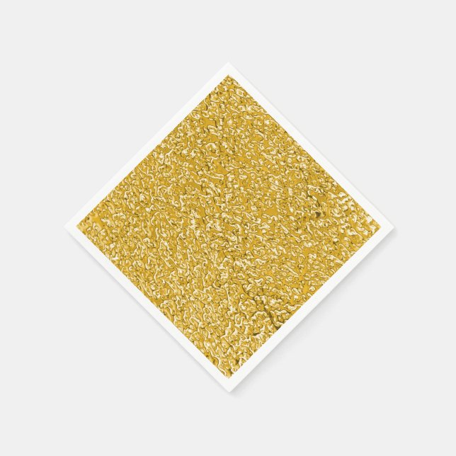 Guardanapo De Papel PURE DOURADO Splatter Patterno + texto/foto (Canto)