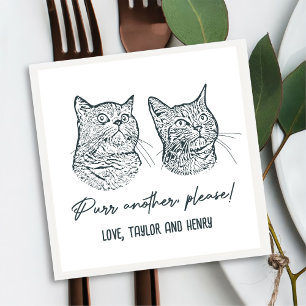 Guardanapo De Papel Purgue Outro Por Favor Personalizado Casamento De