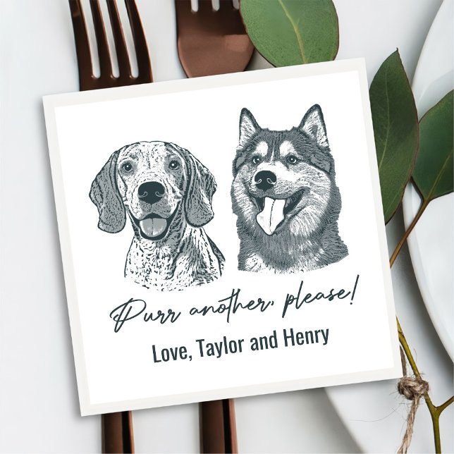 Guardanapo De Papel Purgue Outro Por Favor Personalizado Casamento De  (Criador carregado)