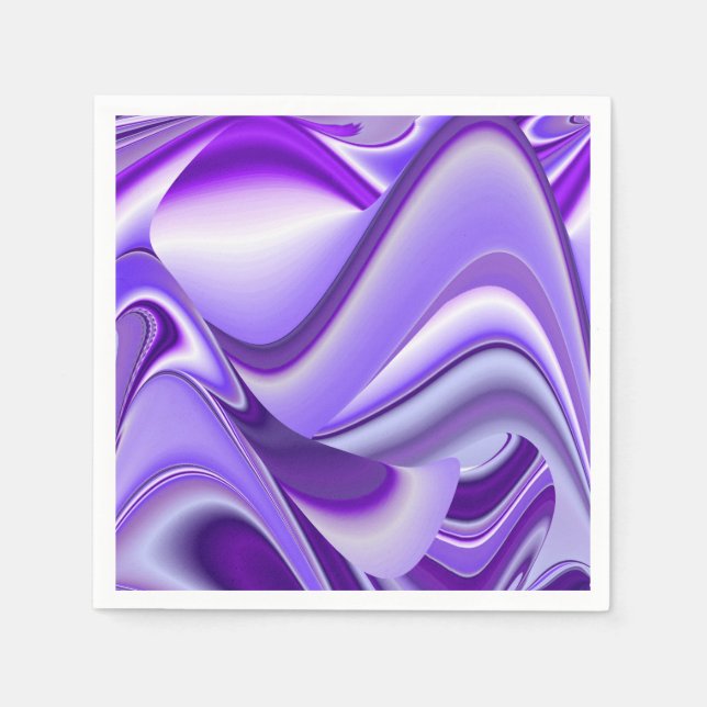 Guardanapo De Papel Purple Flower Rainbow Dreams (Frente)