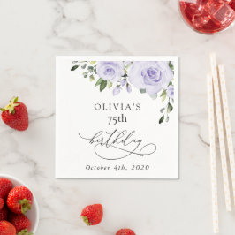 Guardanapo De Papel Purple Flowers, Lilac Flowers, Boho, Birthday