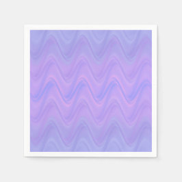 Guardanapo De Papel Purple Pink Wavy Lines Pattern
