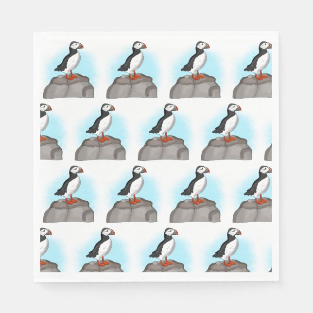 Guardanapo De Papel Putin desenhado na Mão Bonita (Frente)