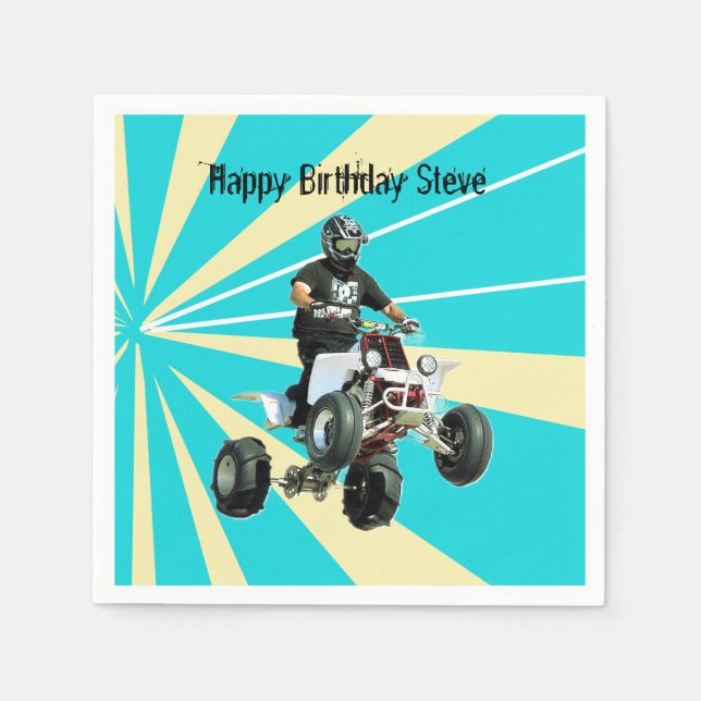 Guardanapo De Papel Quad Bike / ATV (Frente)