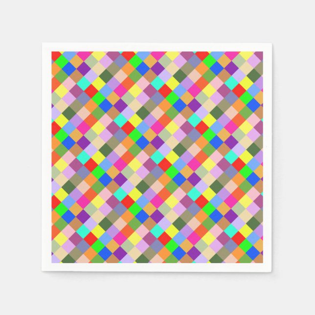 Guardanapo De Papel Quadrados Quadrados (Frente)