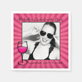 Guardanapo De Papel Quadro de Bachelorette Personalizado