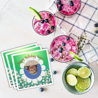 Guardanapo De Papel Quadro de Fotografias do Partido Verde primavera