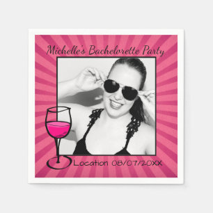 Guardanapo De Papel Quadro personalizado de Bachelorette
