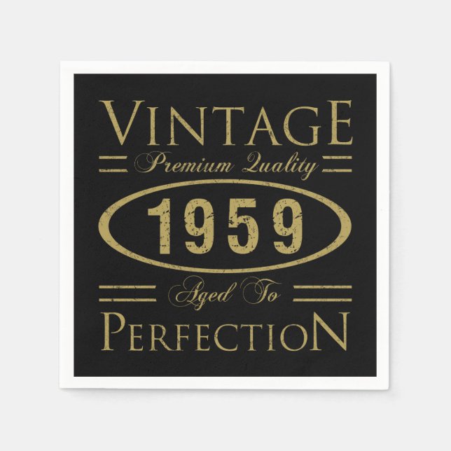 Guardanapo De Papel Qualidade Premium 1959 (Frente)