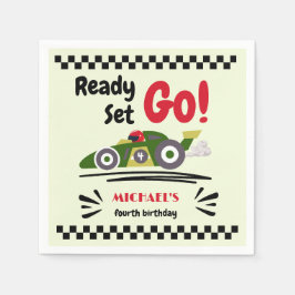 Guardanapo De Papel Qualquer Idade Preparada Para Aniversário, Ir Carr