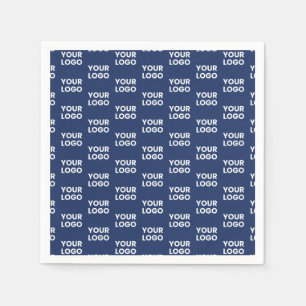 Guardanapo De Papel Qualquer imagem ou logotipo comercial editável Mar