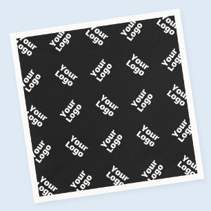Guardanapo De Papel Qualquer logotipo ou imagem carregada Padrão dis