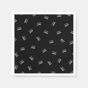 Guardanapo De Papel Qualquer logotipo ou imagem carregada Padrão dis