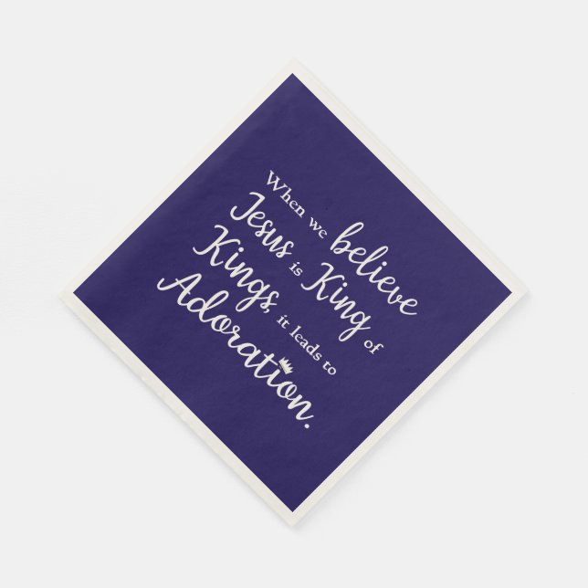 Guardanapo De Papel Quando você acredita (Quina)