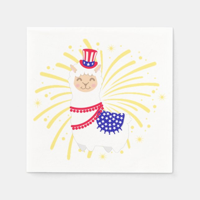 Guardanapo De Papel Quarta Lama de julho (Frente)