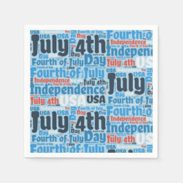 Guardanapo De Papel Quarto de julho