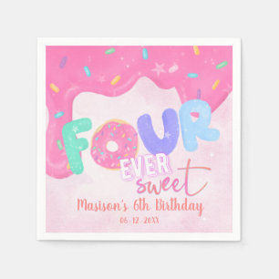 Guardanapo De Papel quatro Glacés cor-de-rosa