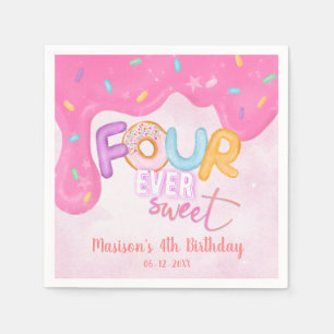 Guardanapo De Papel quatro Glacés cor-de-rosa