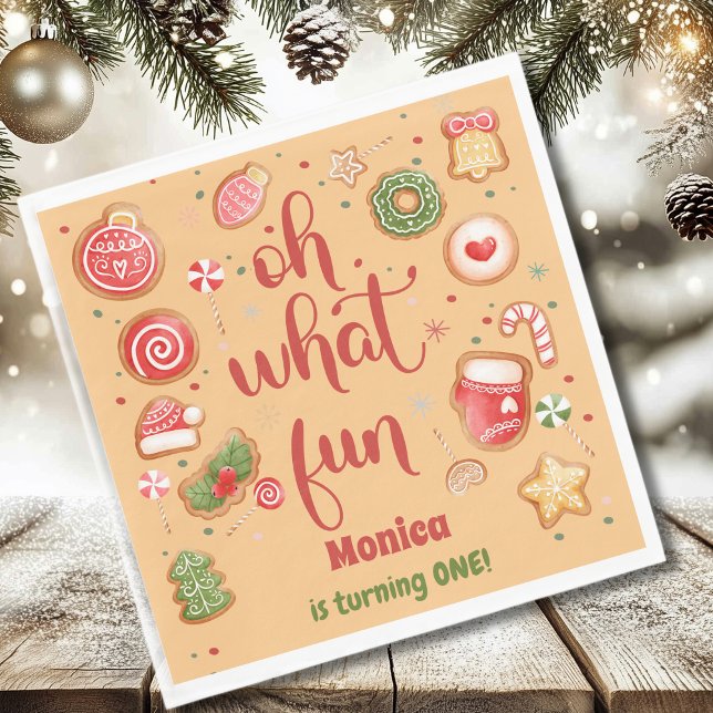 Guardanapo De Papel Que aniversário divertido de natal (Criador carregado)