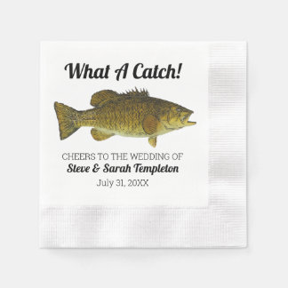 Guardanapo De Papel Que Favor de Casamento de Boca-Pequena Pesca