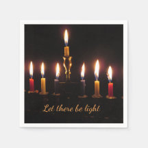 Que haja um npkin de coquetel de Hanukkah.