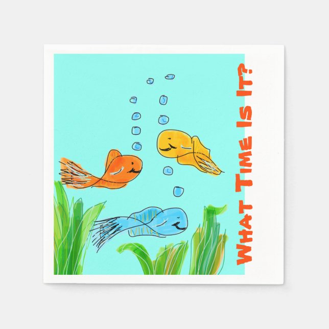 Guardanapo De Papel Que Hora (Frente)