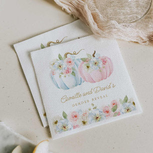 Guardanapo De Papel Queda Abóbora Sexo Chá de fraldas Revelação