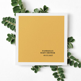 Guardanapo De Papel Queda Chá de fraldas de girassol