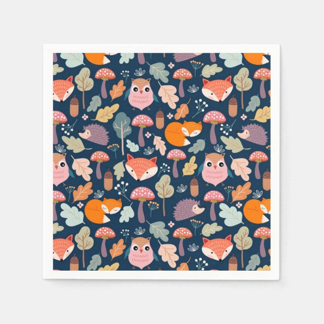 Guardanapo De Papel Queda/Floresta (Frente)