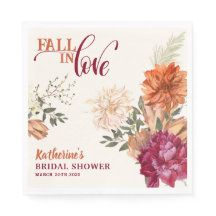 Queda no Chá de panela de queda floral de aquarela