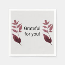 Queda Seca Vermelha Deixa Napkin