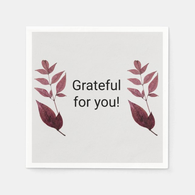 Guardanapo De Papel Queda Seca Vermelha Deixa Napkin (Frente)