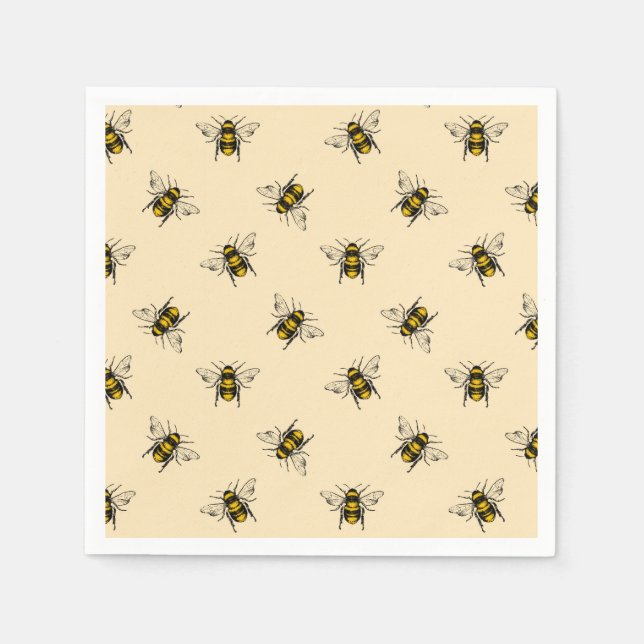 Guardanapo De Papel Queen Bee Pattern (Frente)