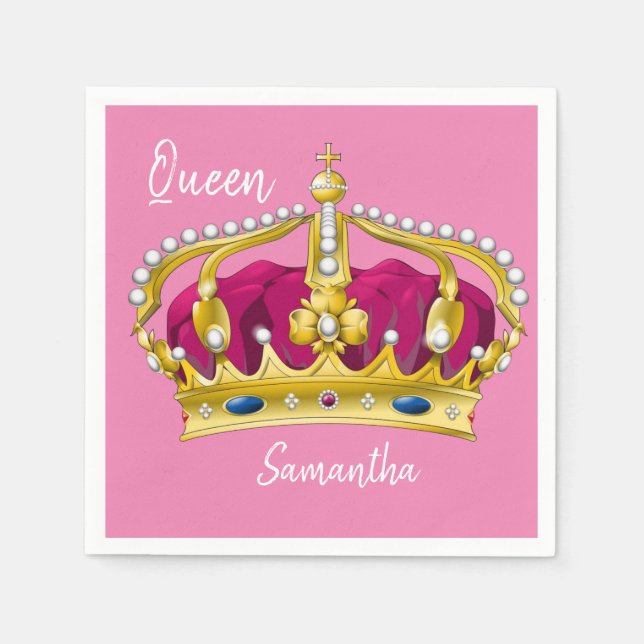 Guardanapo De Papel Queen Paper Napkins (Frente)