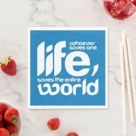 Guardanapo De Papel Quem salva uma vida