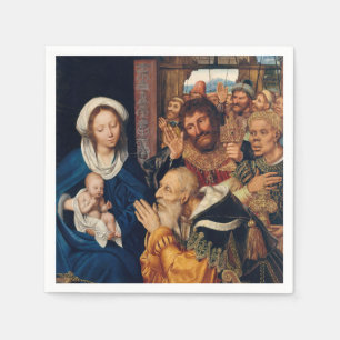 Guardanapo De Papel Quentin Matsys - A Adoração do Magi