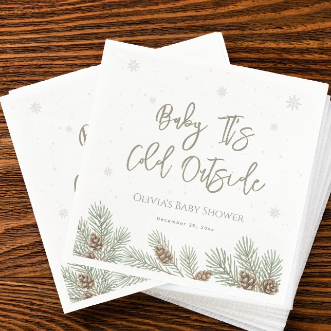 Guardanapo De Papel Querida, está frio lá fora (Criador carregado)