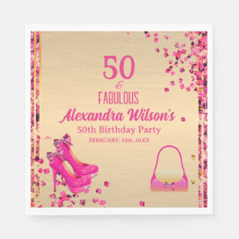 Guardanapo De Papel Quic 50& Alcanços Altos Fabulosos Dourados Brilhan