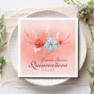 Guardanapo De Papel Quinceañera Fluvial Suculente