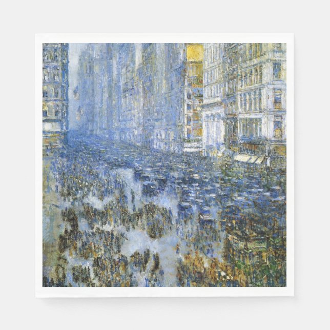 Guardanapo De Papel Quinta Avenida no inverno (Nova Iorque) (NYC, EUA) (Frente)