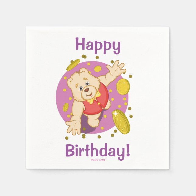 Guardanapo De Papel Quizzy Bear (Frente)